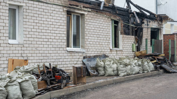 Professional Fire Damage Repair technician working in Northfield, MN